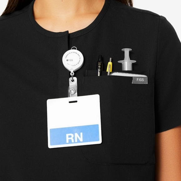 ⛑Figs Black Zaria (M)⛑ - Picture 5 of 9